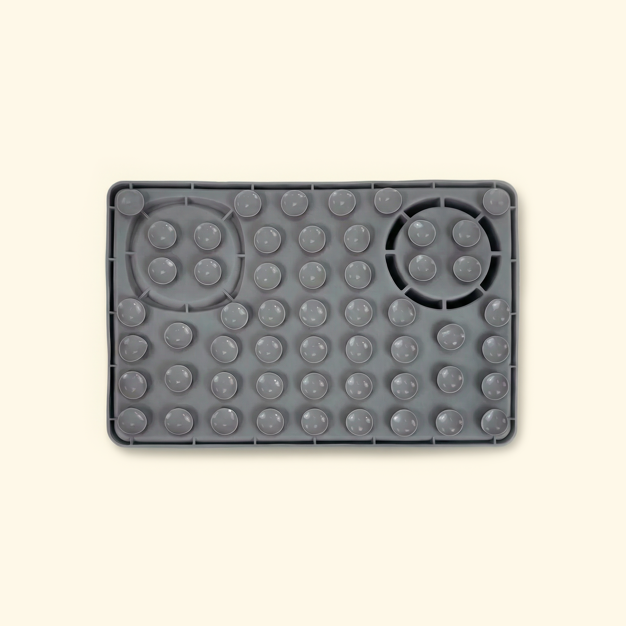 Rectangle Multi-shape Lick & Slow-Feed Mat