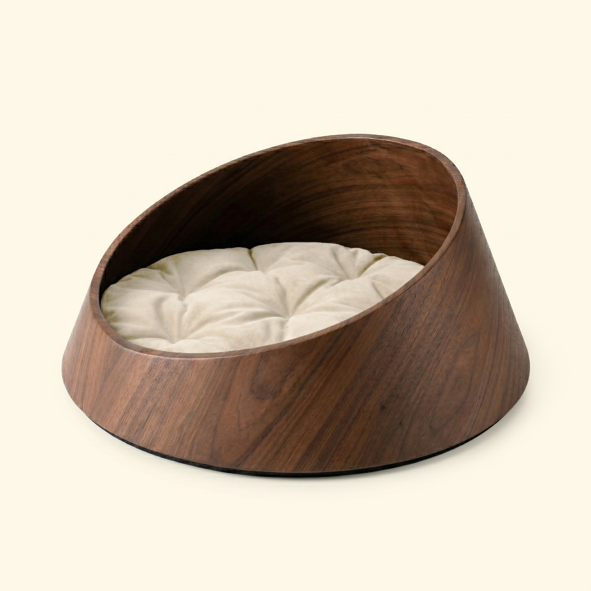 Basin Solid Wood Pet Bed