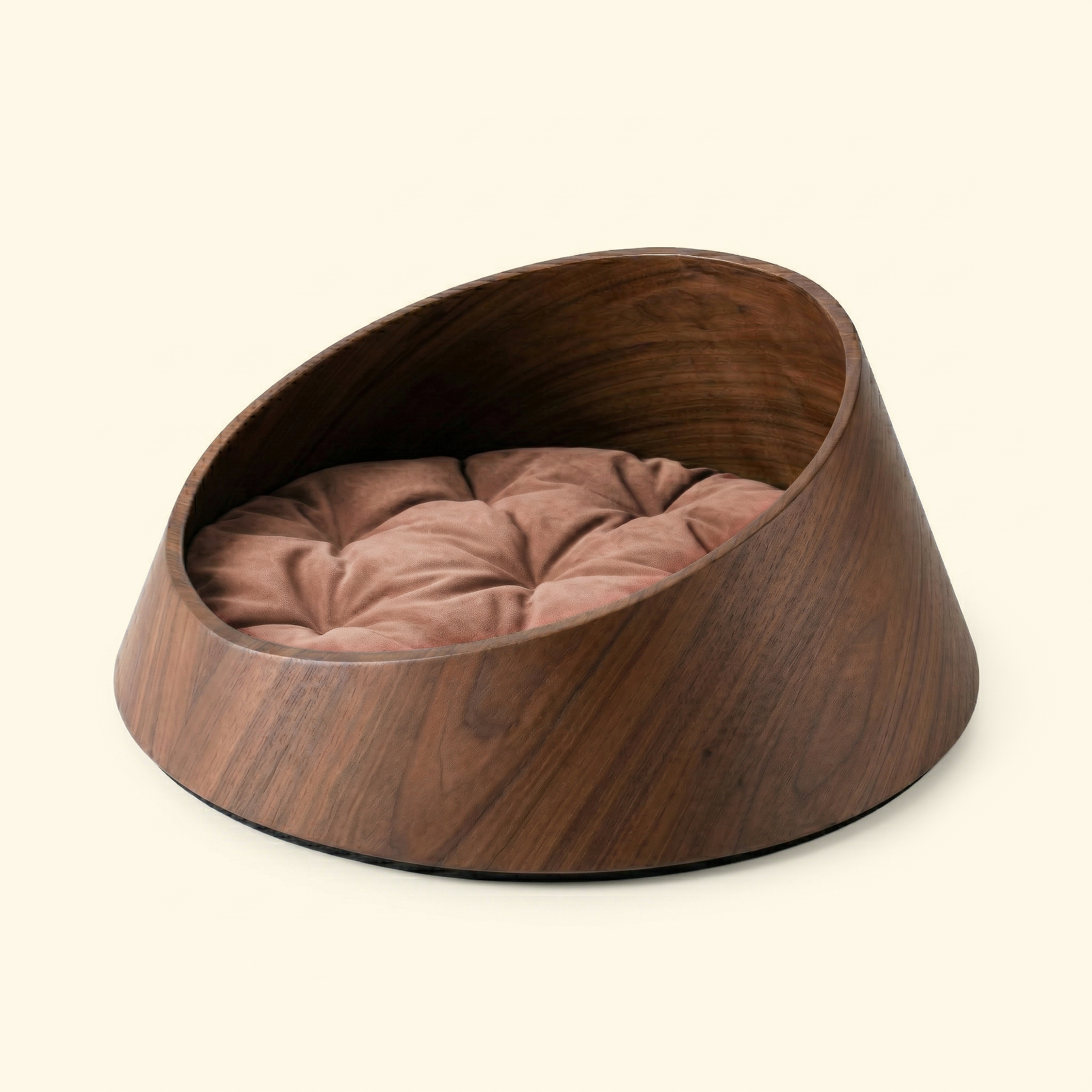 Basin Solid Wood Pet Bed