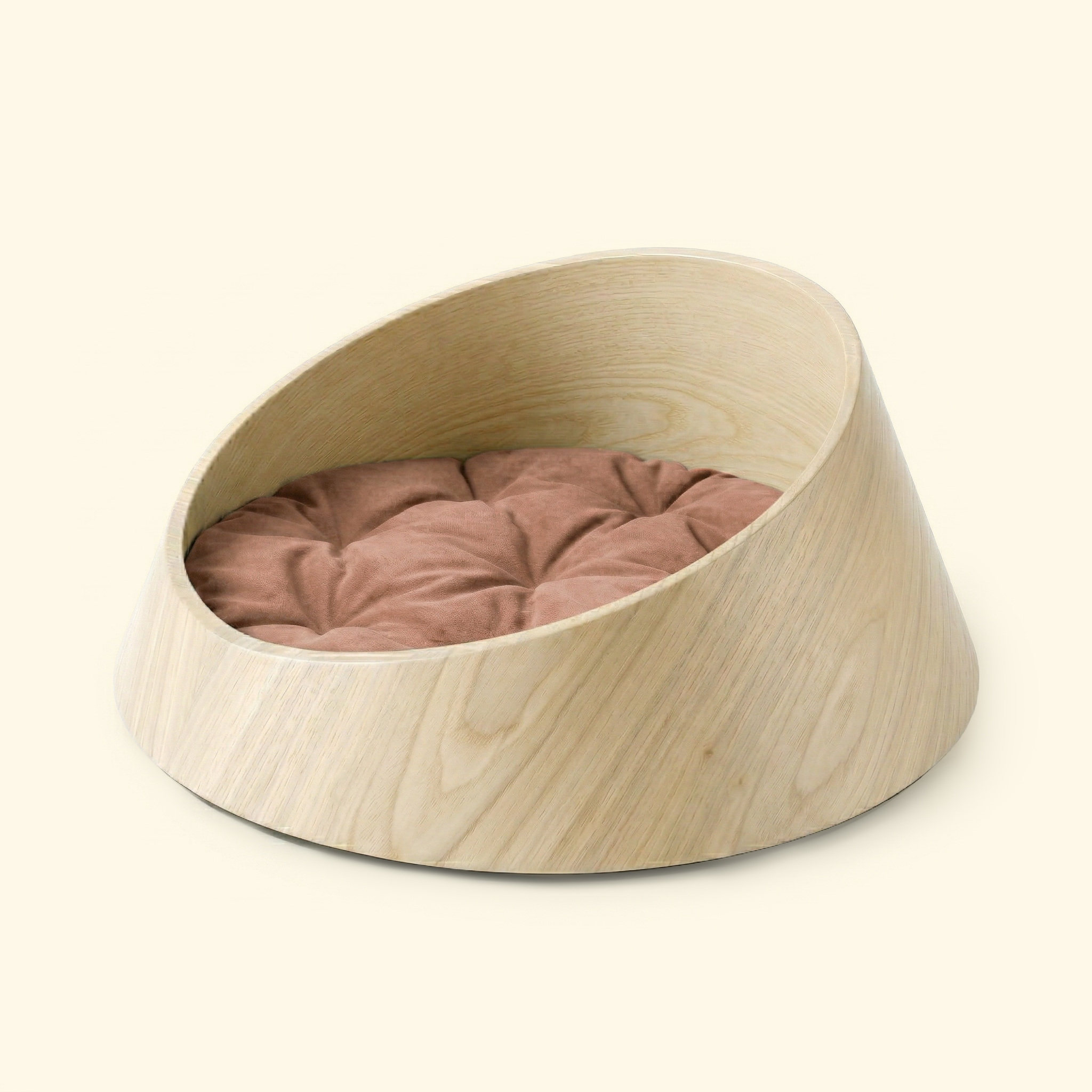 Basin Solid Wood Pet Bed