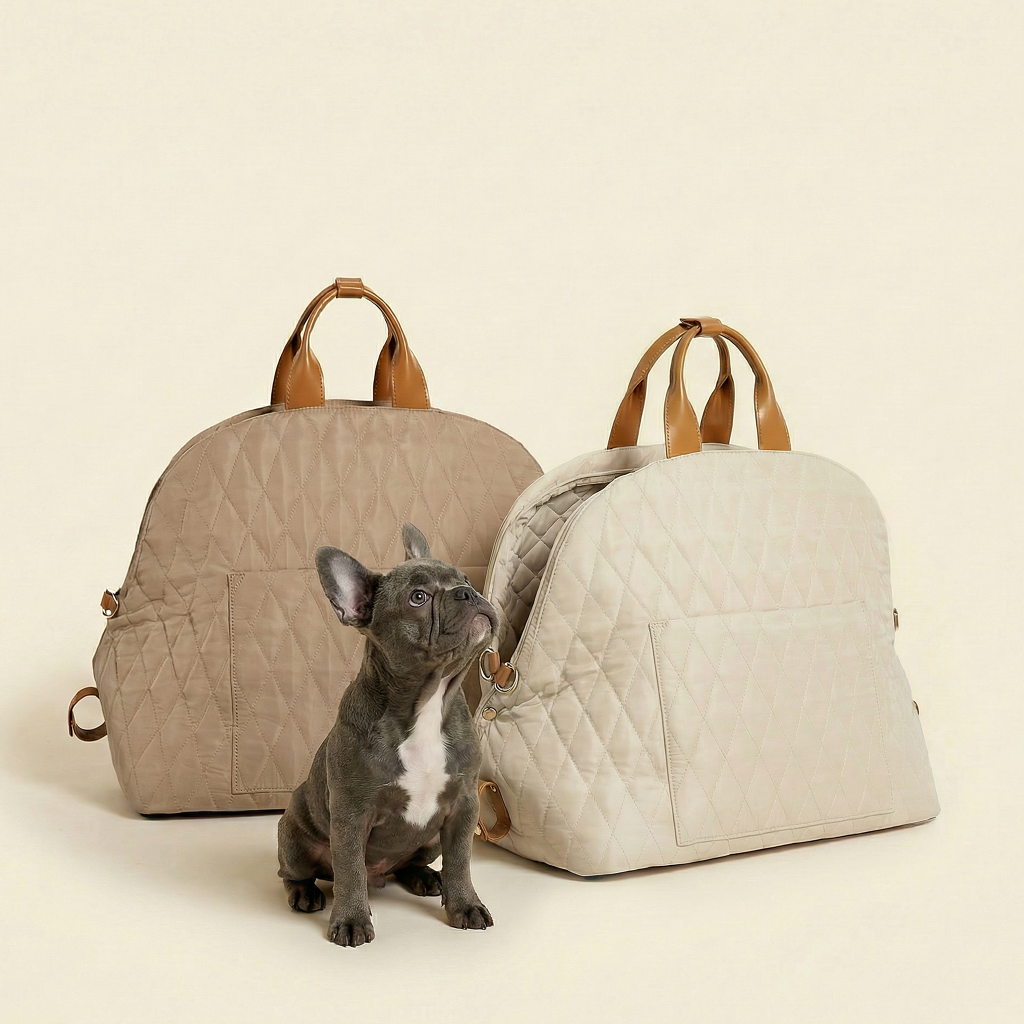 Bolso Acolchado de Diamante de Mano