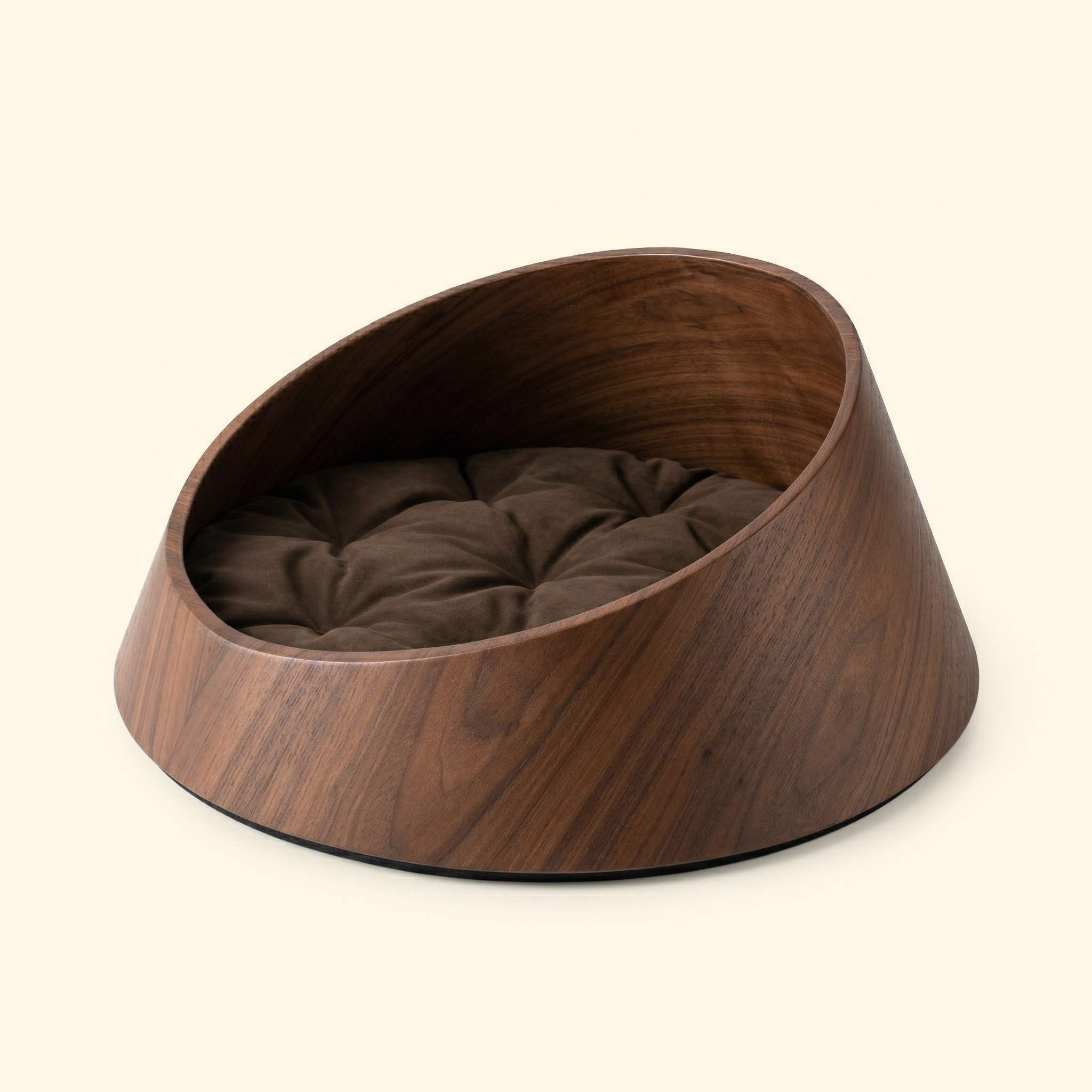 Basin Solid Wood Pet Bed