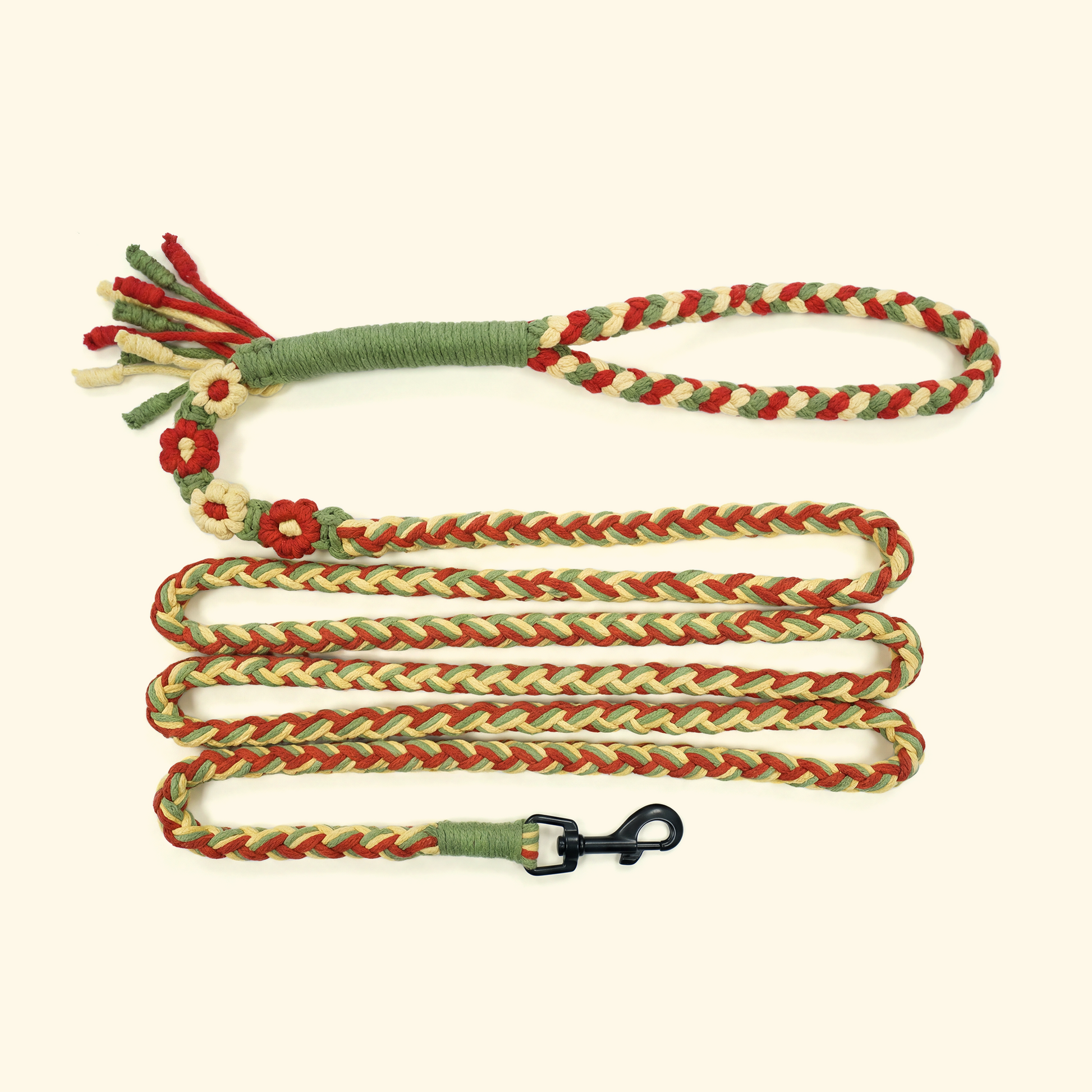 Handwoven Flower Leash