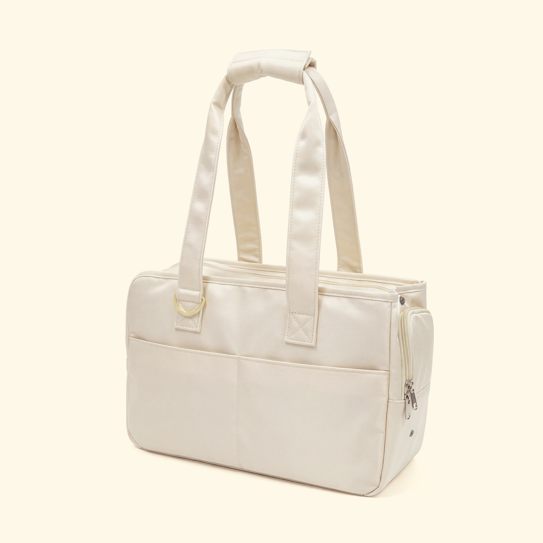 Checked Shoulder Bag Pet Carrier