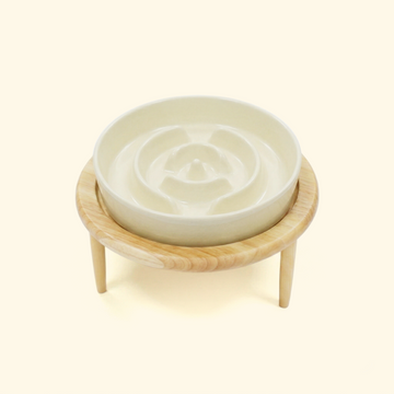 Wooden Stand Slow Feeder