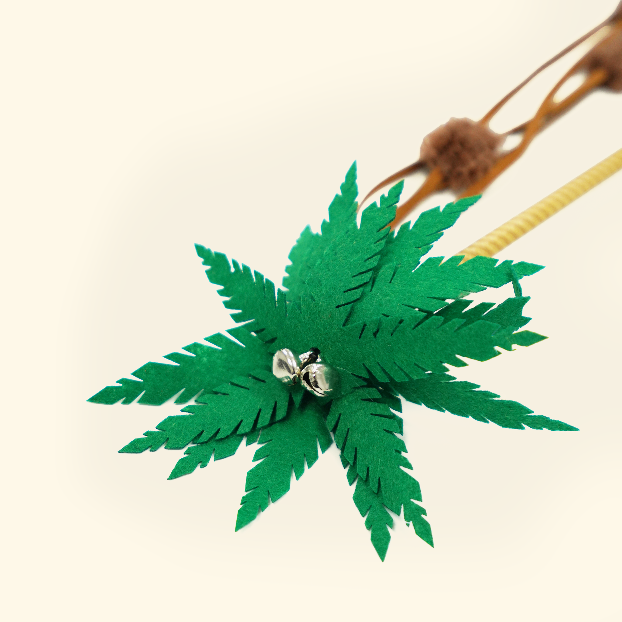 Coconut Tree Cat Wand