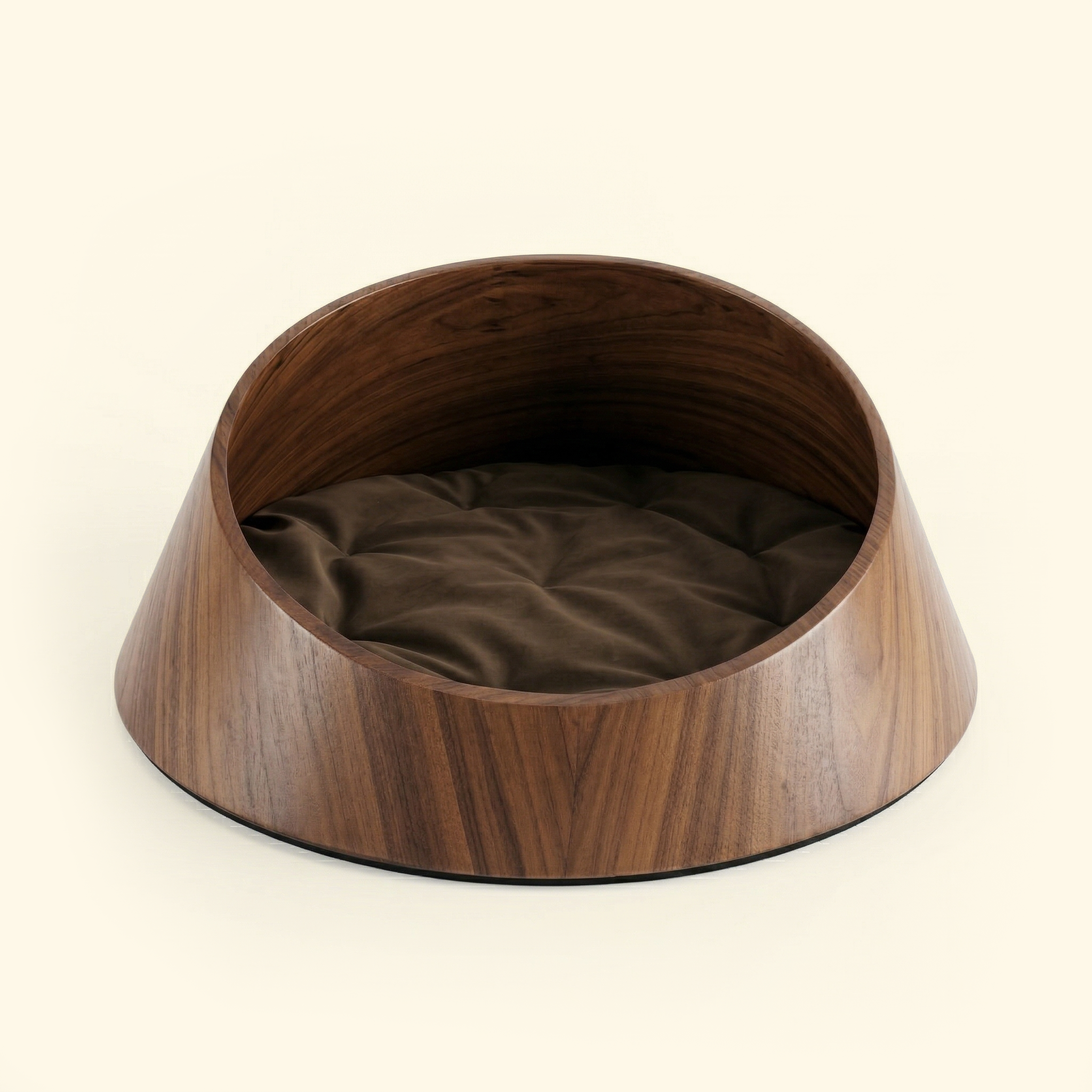 Basin Solid Wood Pet Bed