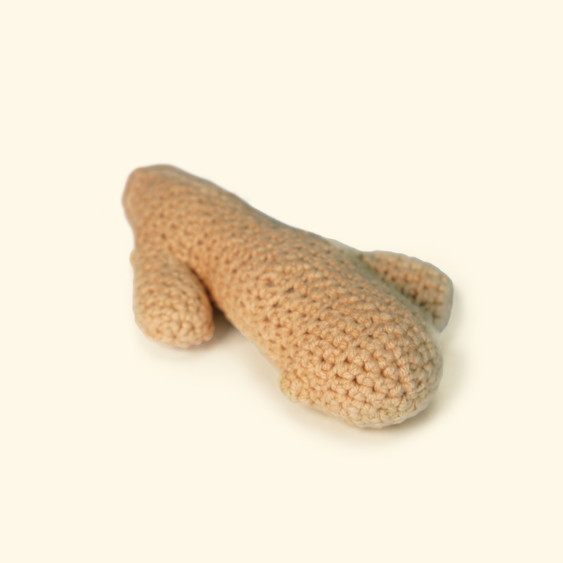 Ginger plush cat toy with natural catnip filling