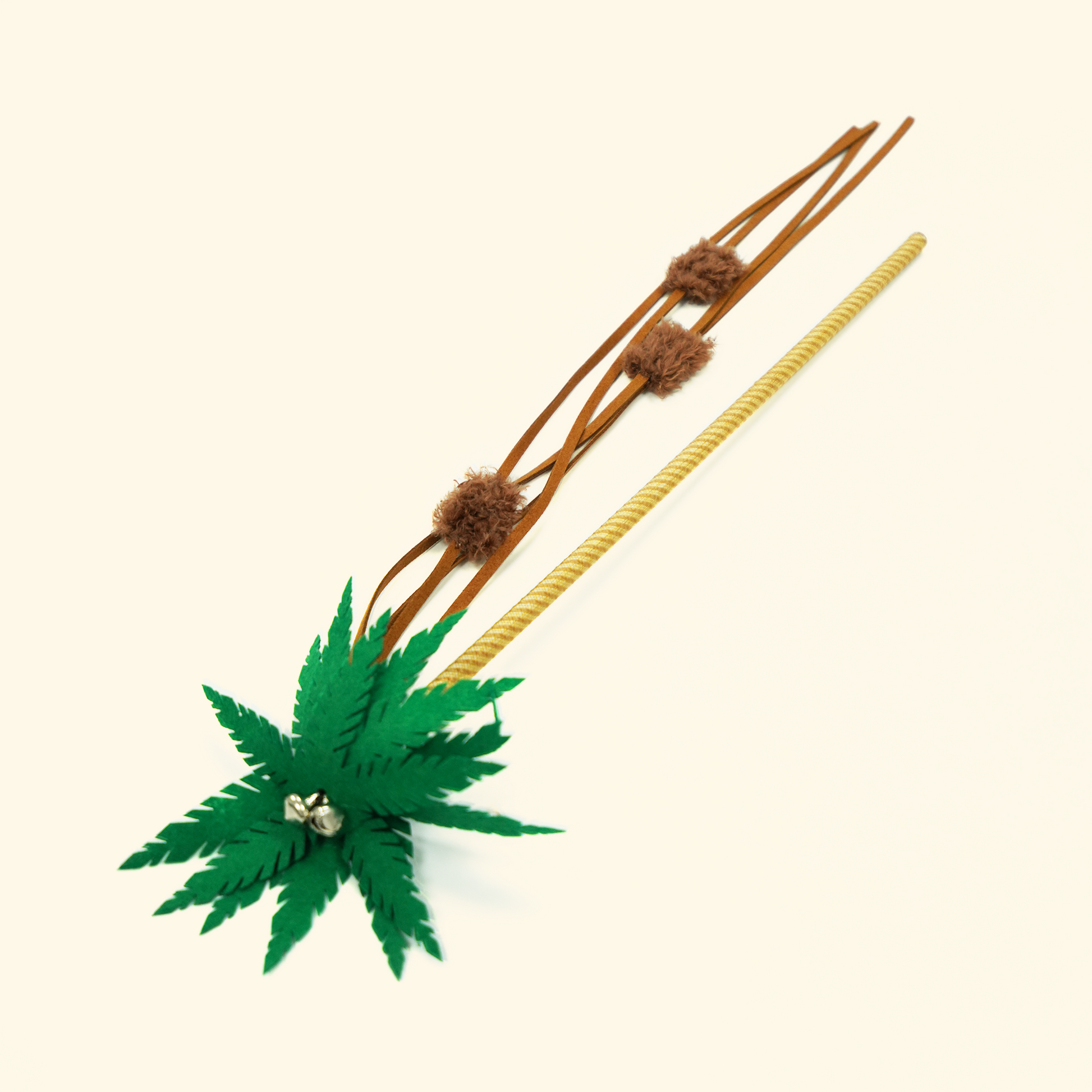 Coconut Tree Cat Wand