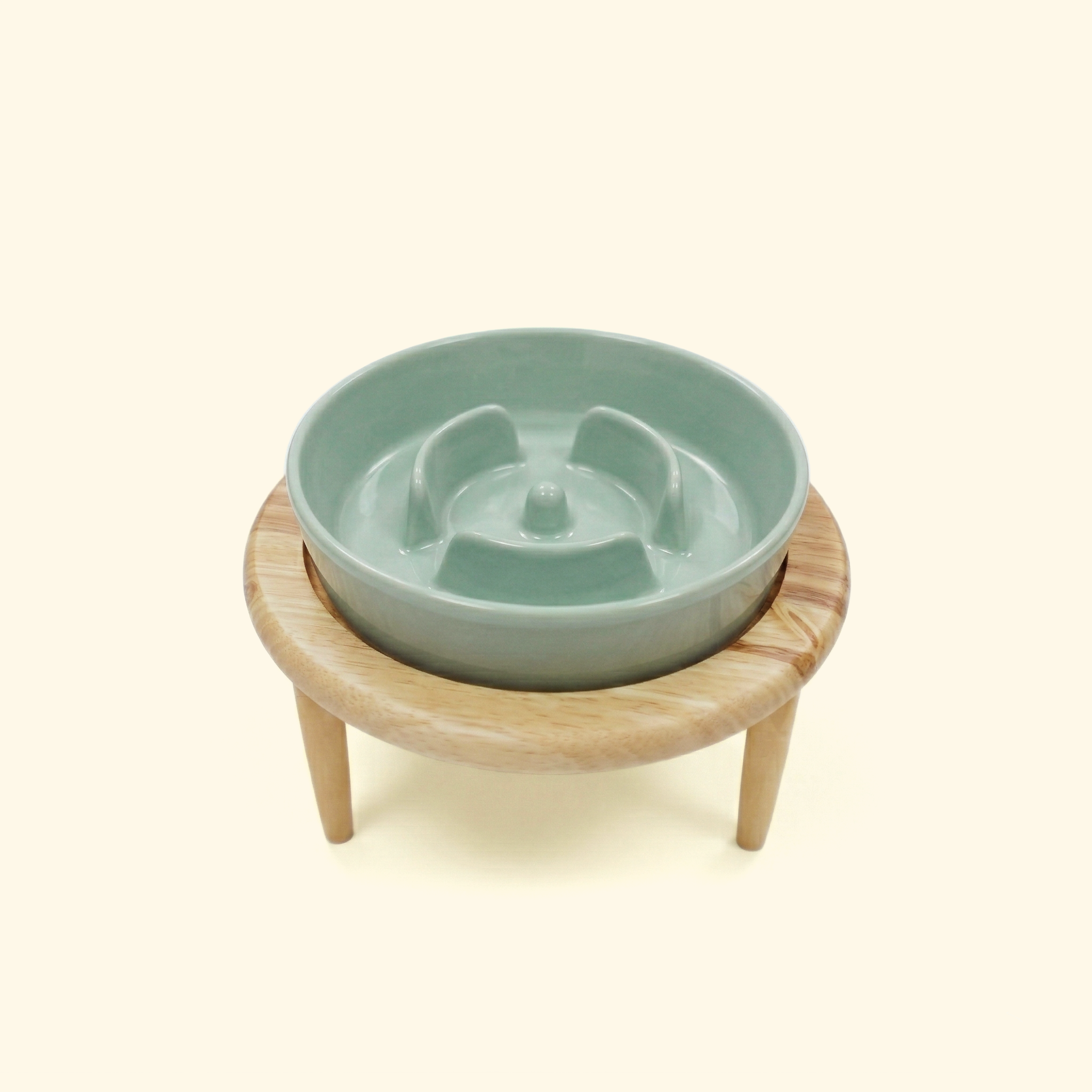 Wooden Stand Slow Feeder