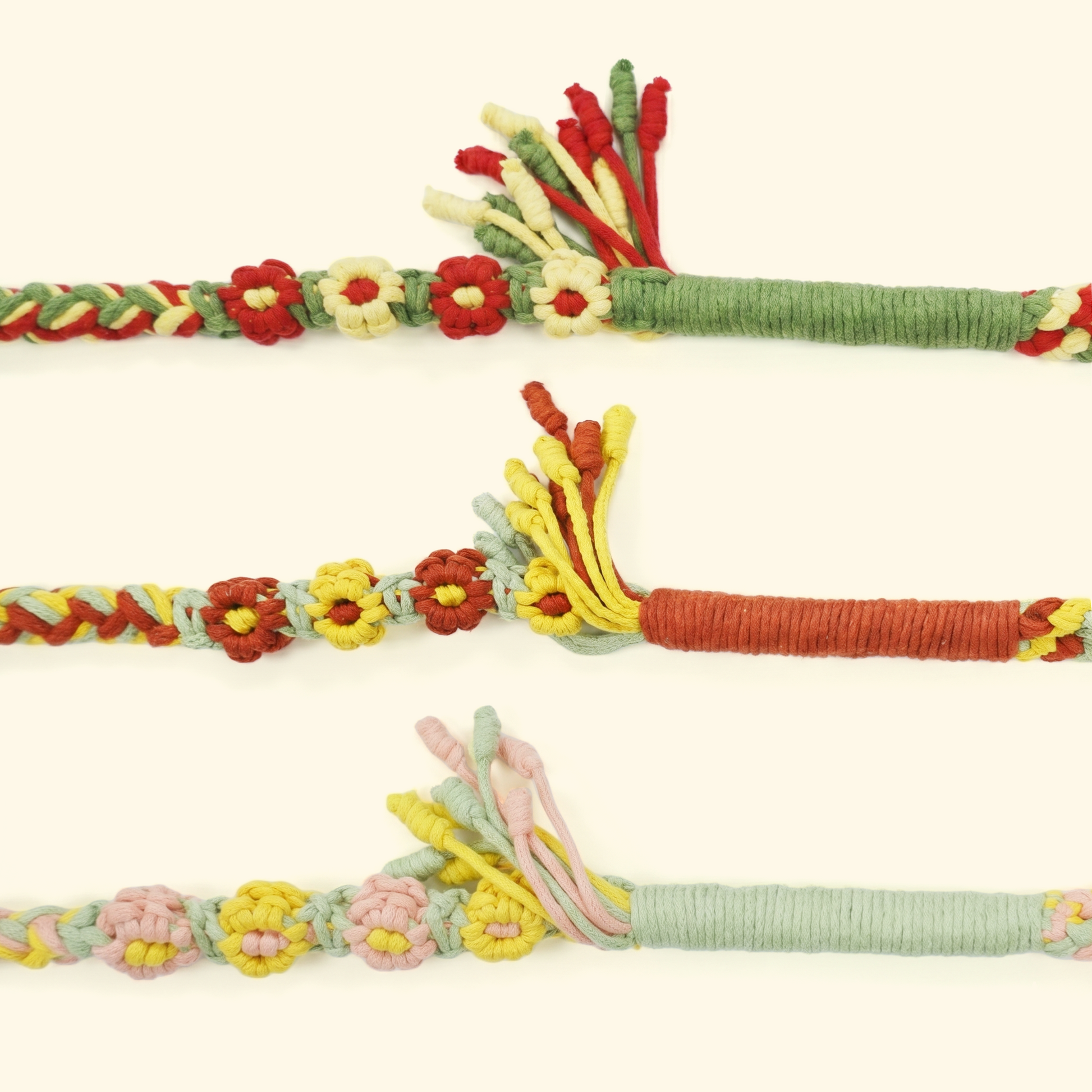 Handwoven Flower Leash