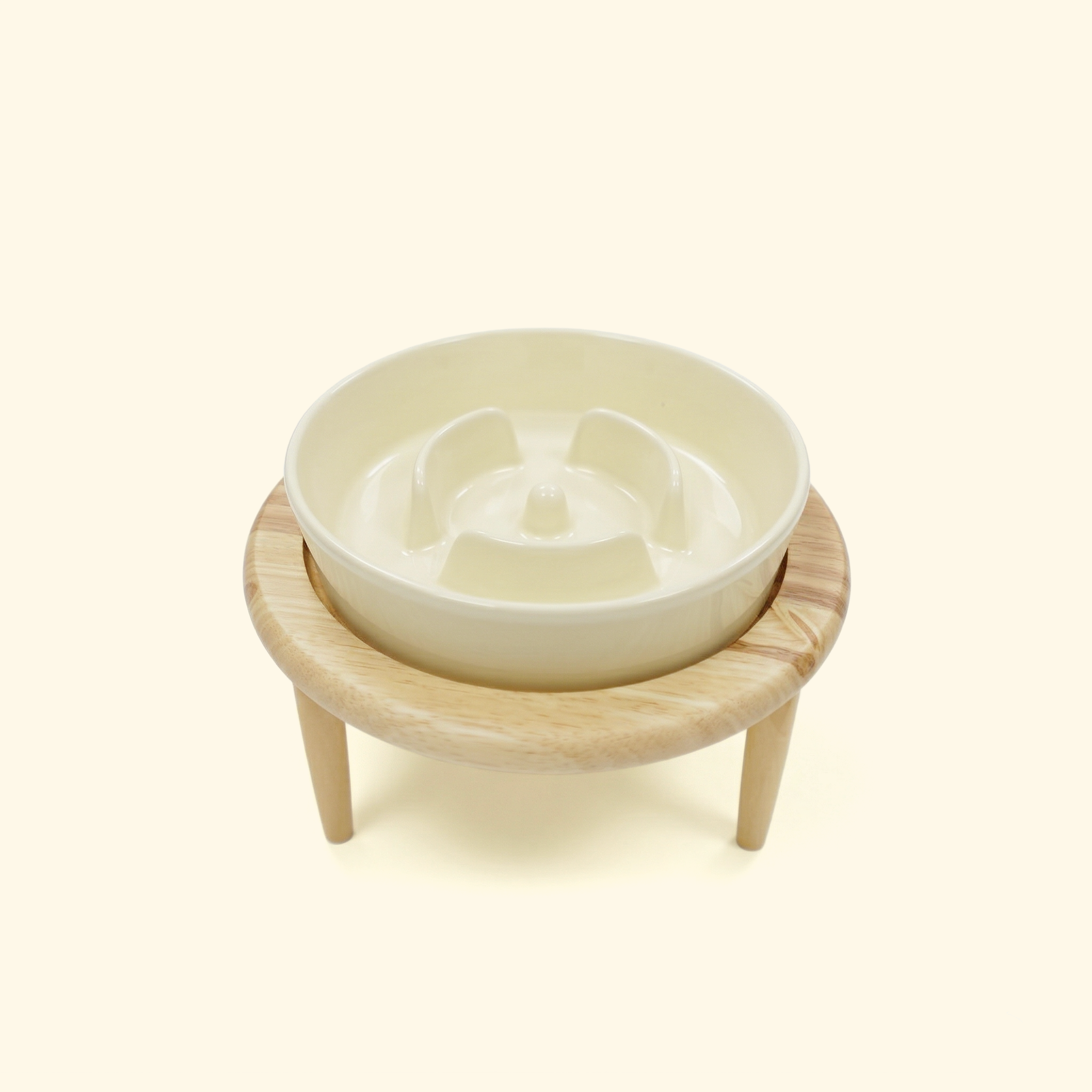 Wooden Stand Slow Feeder
