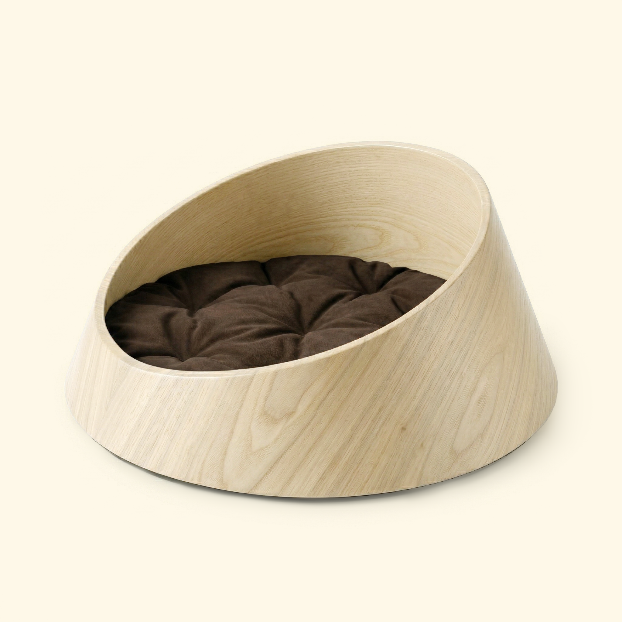 Basin Solid Wood Pet Bed