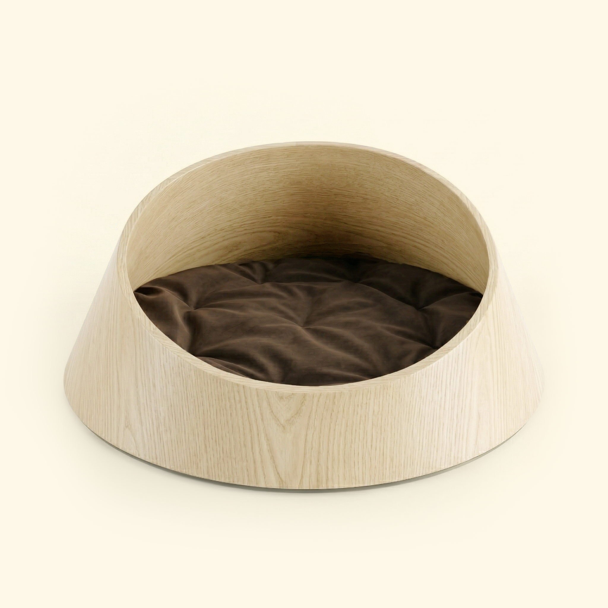 Basin Solid Wood Pet Bed
