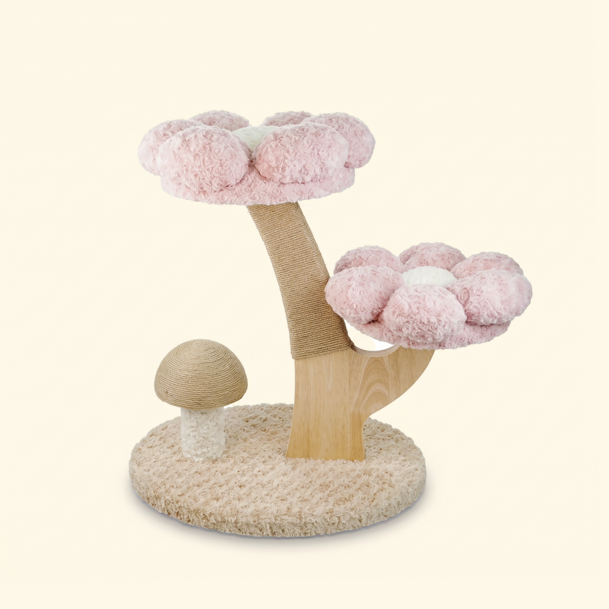 Decorative flower cat tree for home