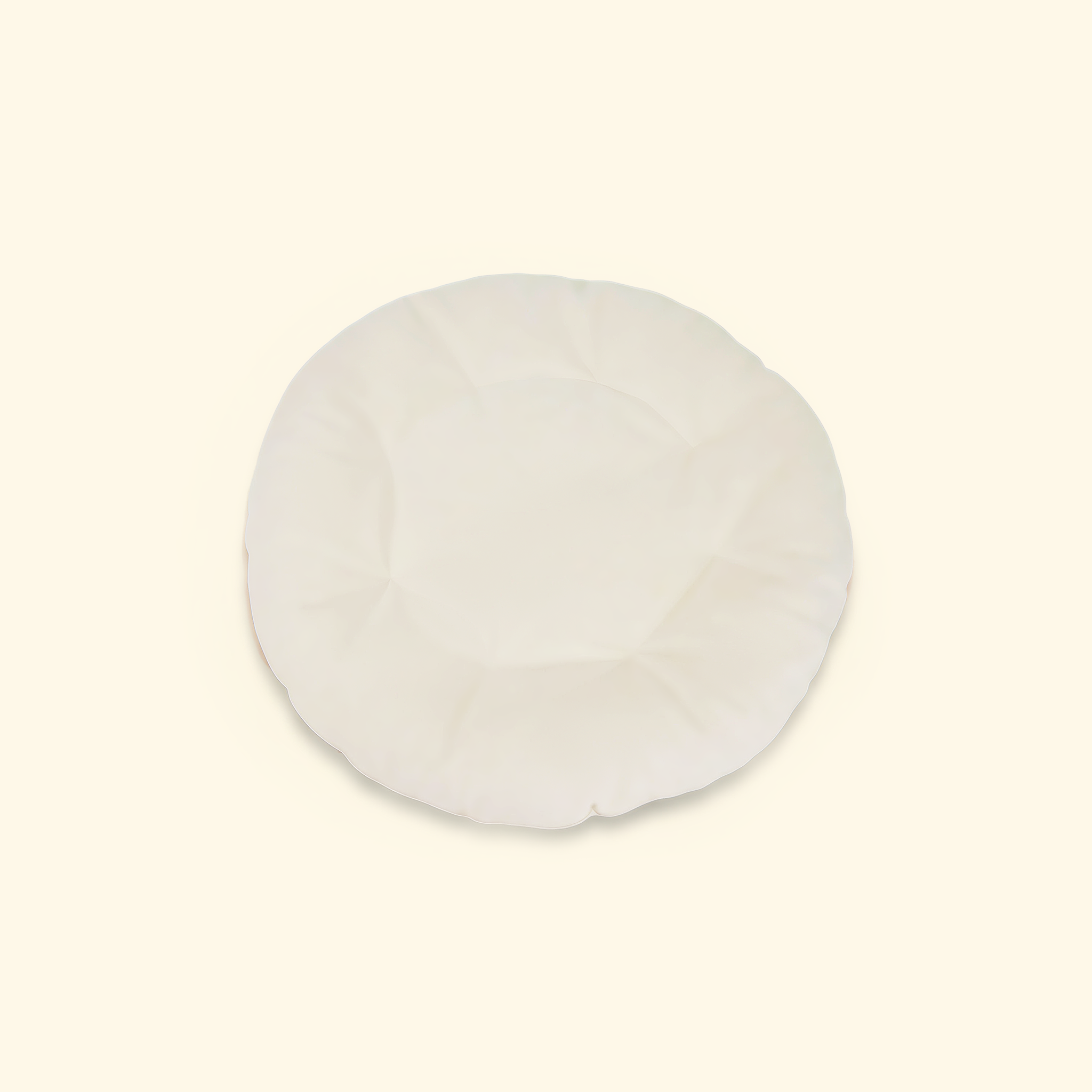 Cama Redonda de Madera de Fresno Maciza para Mascotas