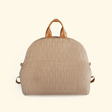 Handheld Diamond-Quilted Bag