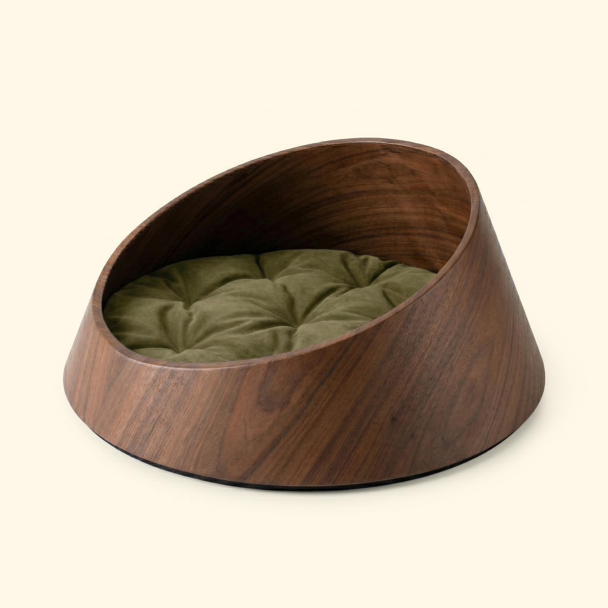 Basin Solid Wood Pet Bed