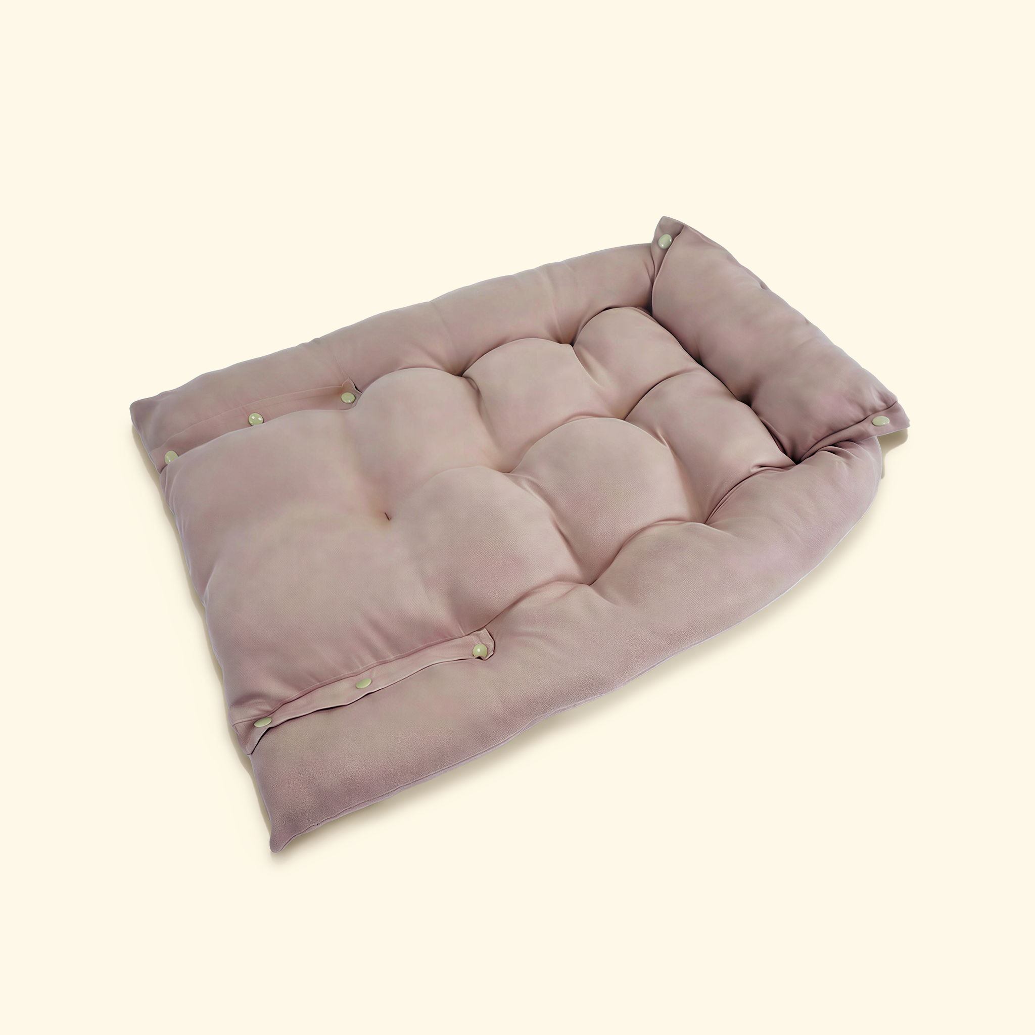 Soft multi-shape pet bed cushion with plush surface
