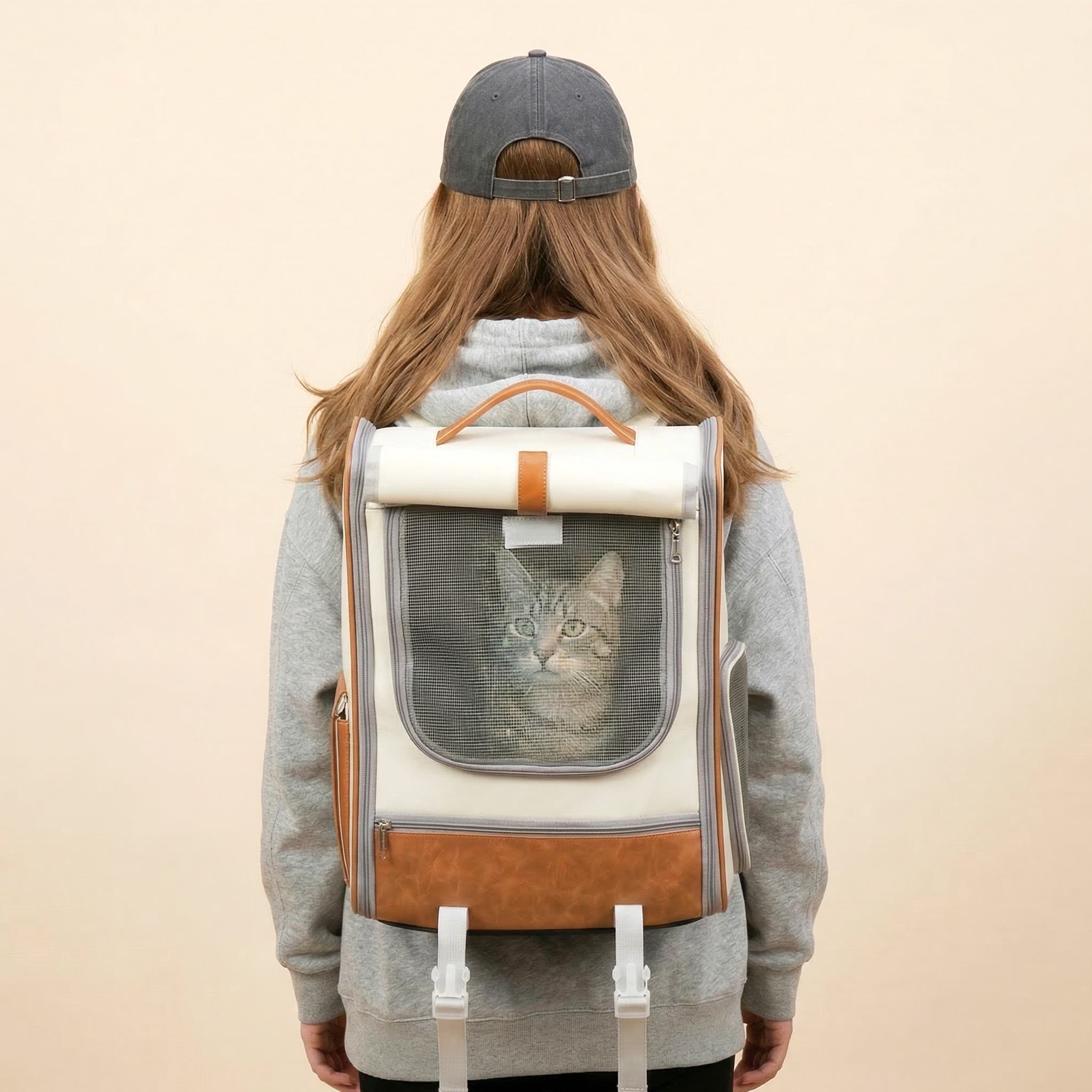 Mochila Portador Clásica para Mascotas