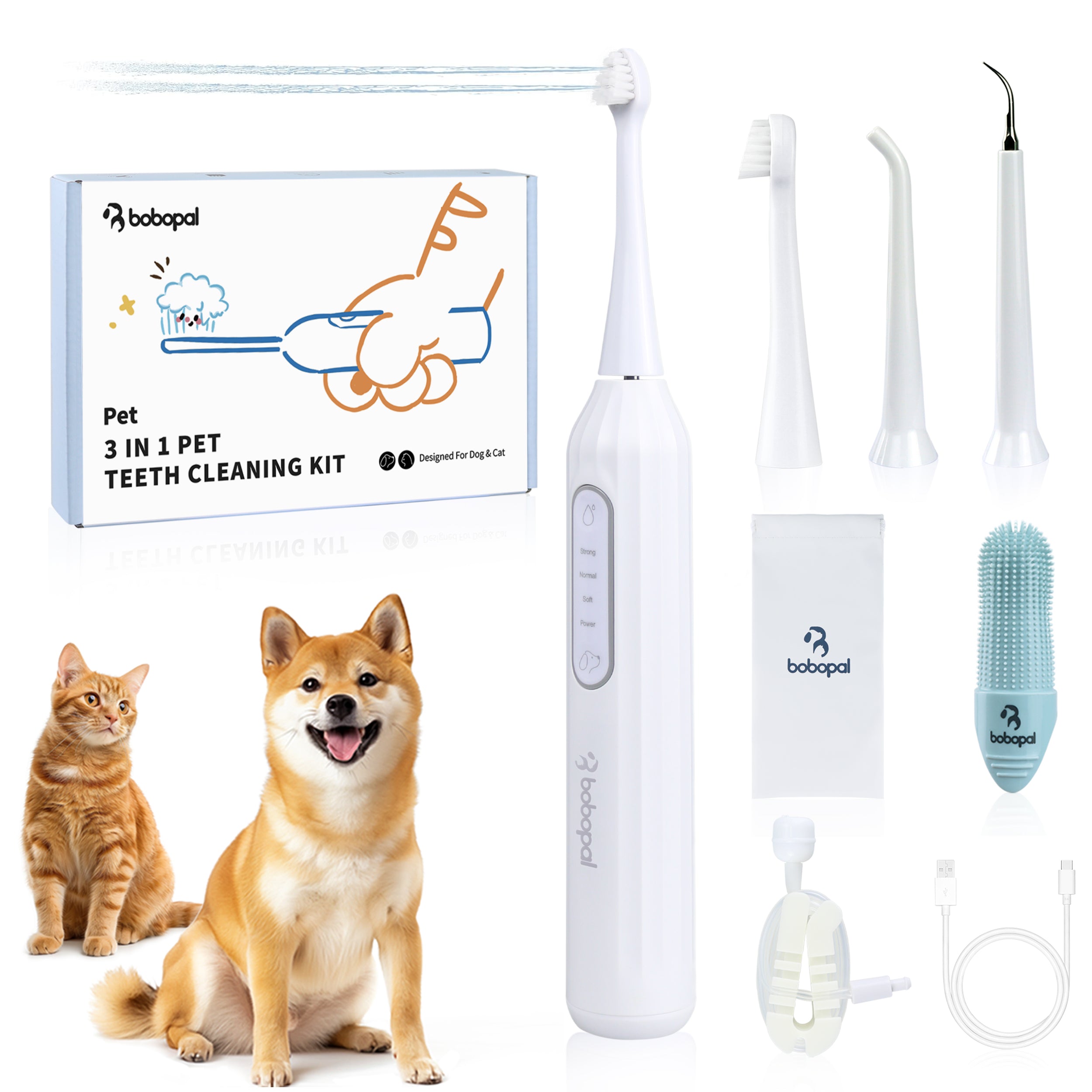 Bobopal Dog Toothbrush Kit