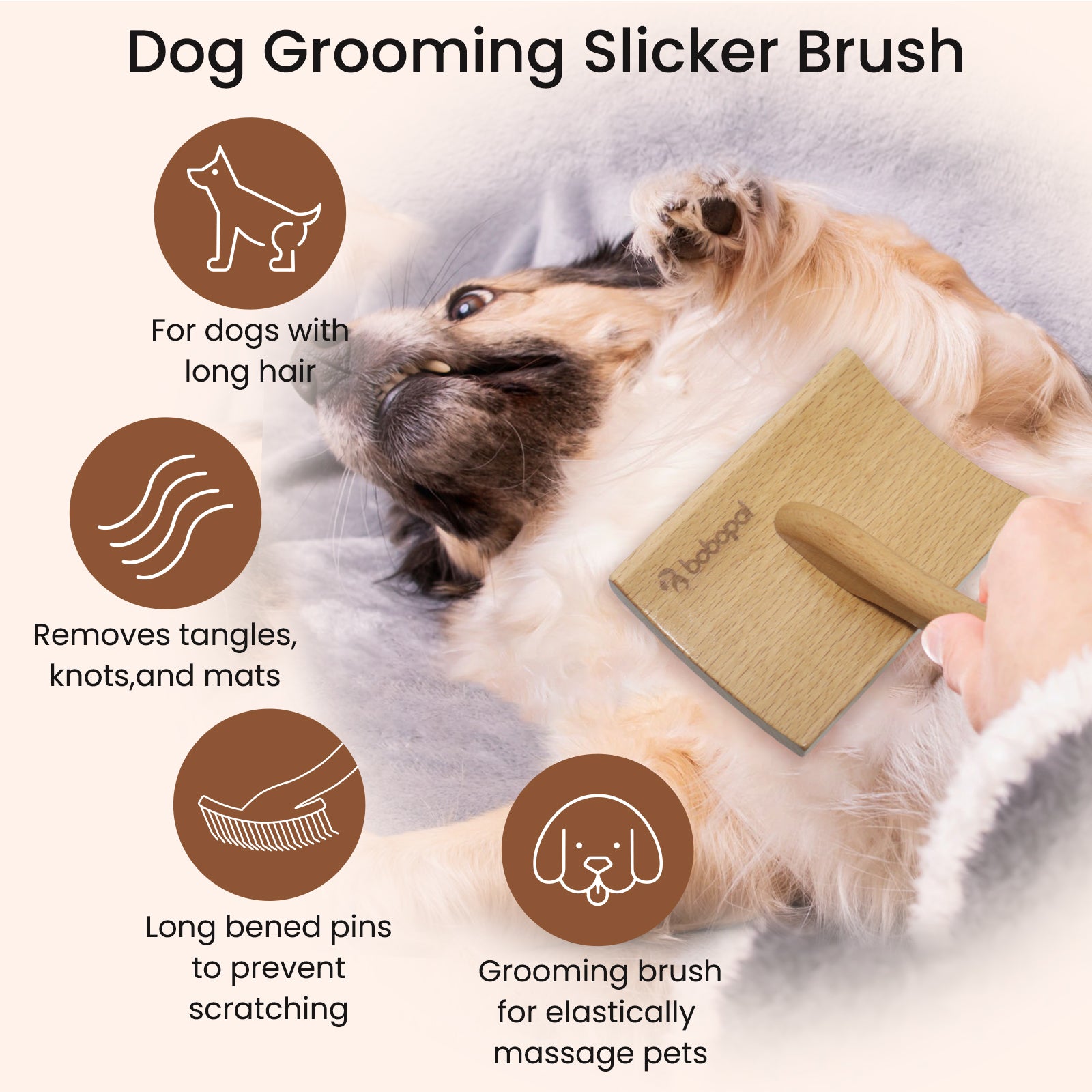 Bobopal Dog wooden comb