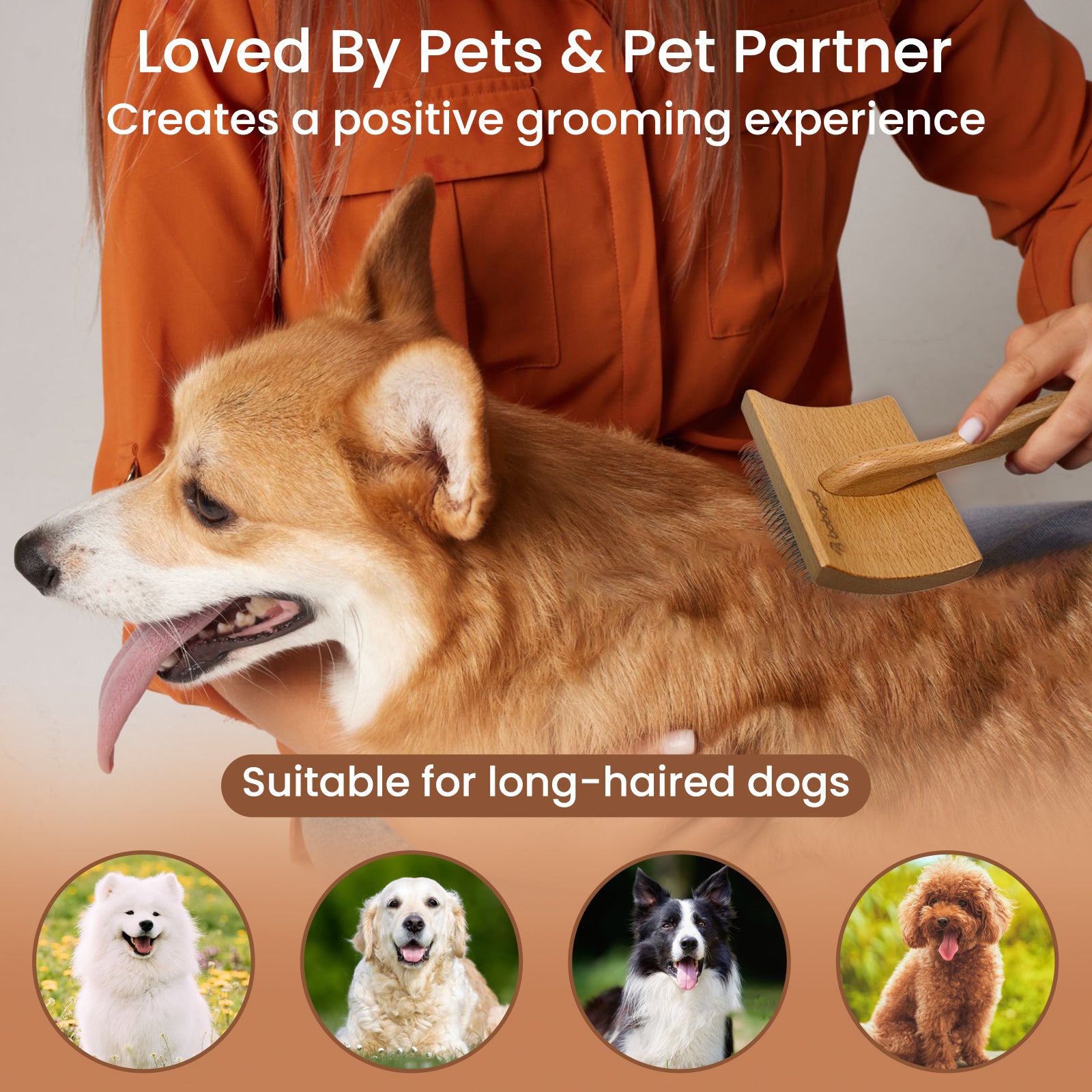 Bobopal Dog wooden comb